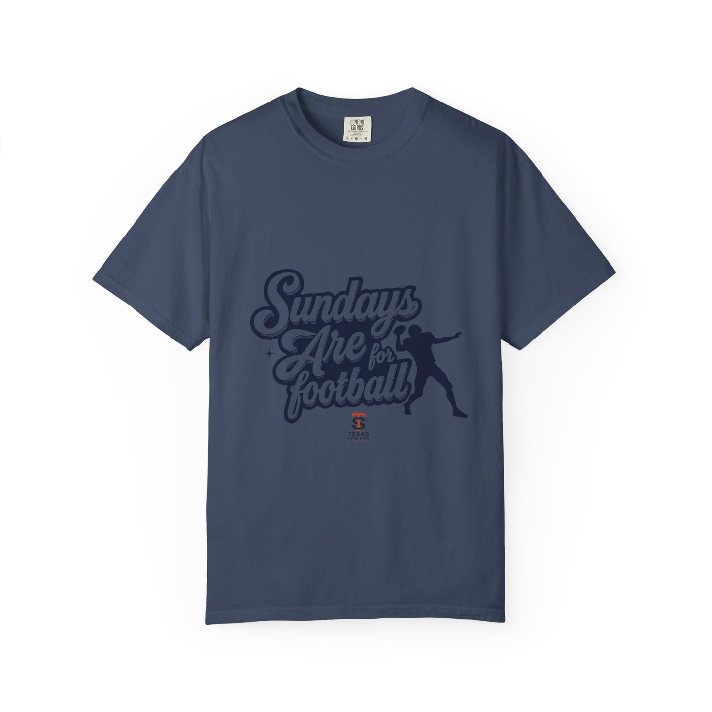 Football Sunday T-Shirt, Unisex Garment-Dyed Tee for Game Day, Casual Wear, Sports Fan Gift, Sunday Football Shirt
