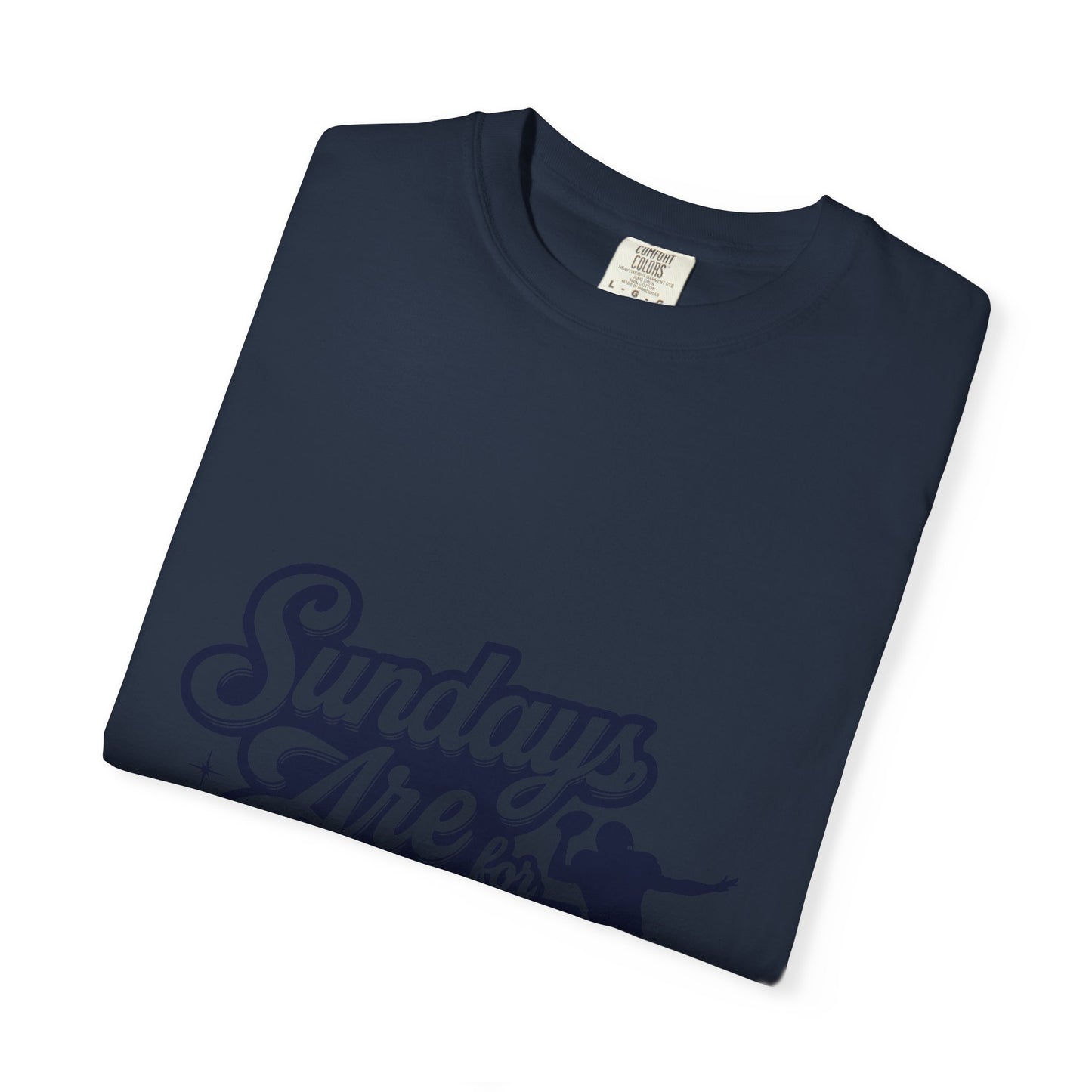Football Sunday T-Shirt, Unisex Garment-Dyed Tee for Game Day, Casual Wear, Sports Fan Gift, Sunday Football Shirt