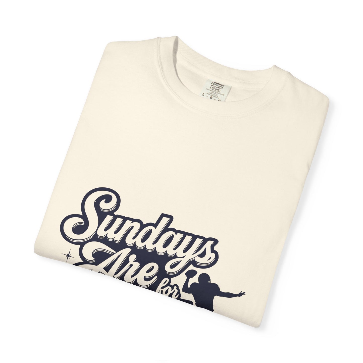 Football Sunday T-Shirt, Unisex Garment-Dyed Tee for Game Day, Casual Wear, Sports Fan Gift, Sunday Football Shirt