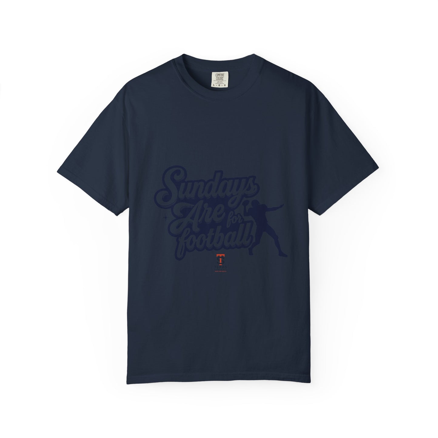 Football Sunday T-Shirt, Unisex Garment-Dyed Tee for Game Day, Casual Wear, Sports Fan Gift, Sunday Football Shirt
