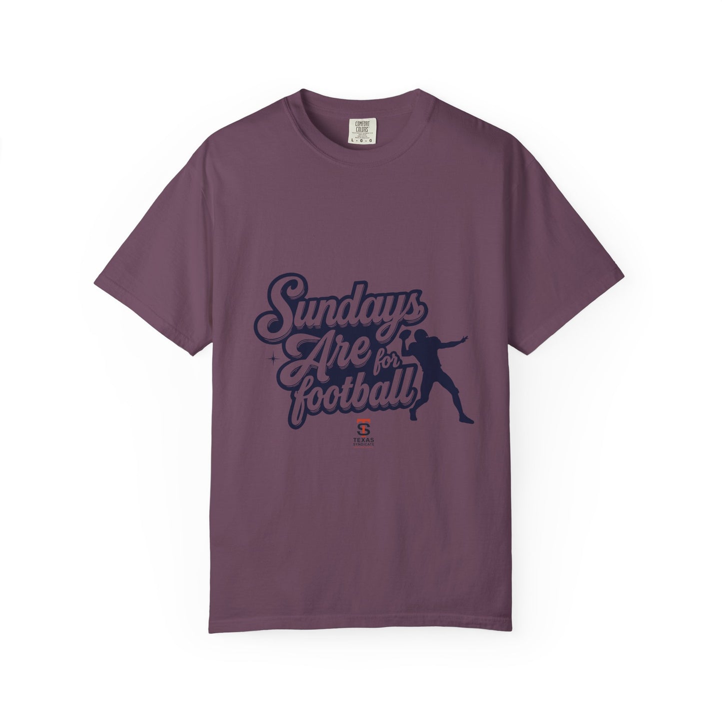 Football Sunday T-Shirt, Unisex Garment-Dyed Tee for Game Day, Casual Wear, Sports Fan Gift, Sunday Football Shirt
