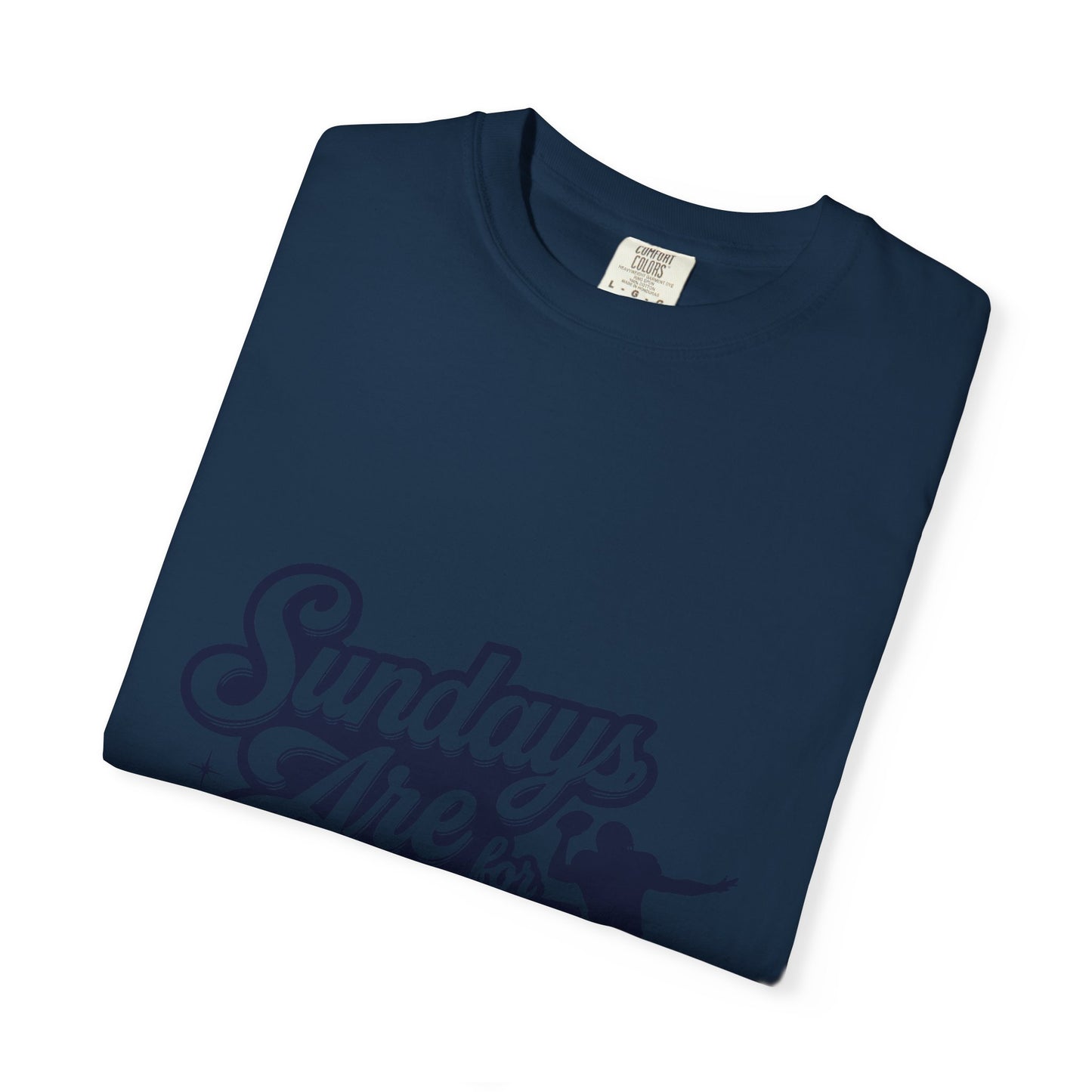 Football Sunday T-Shirt, Unisex Garment-Dyed Tee for Game Day, Casual Wear, Sports Fan Gift, Sunday Football Shirt