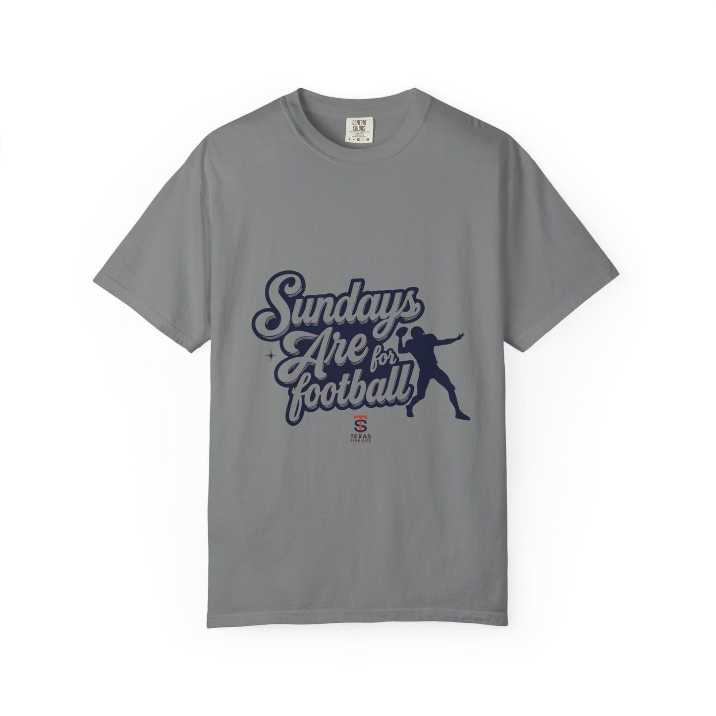 Football Sunday T-Shirt, Unisex Garment-Dyed Tee for Game Day, Casual Wear, Sports Fan Gift, Sunday Football Shirt