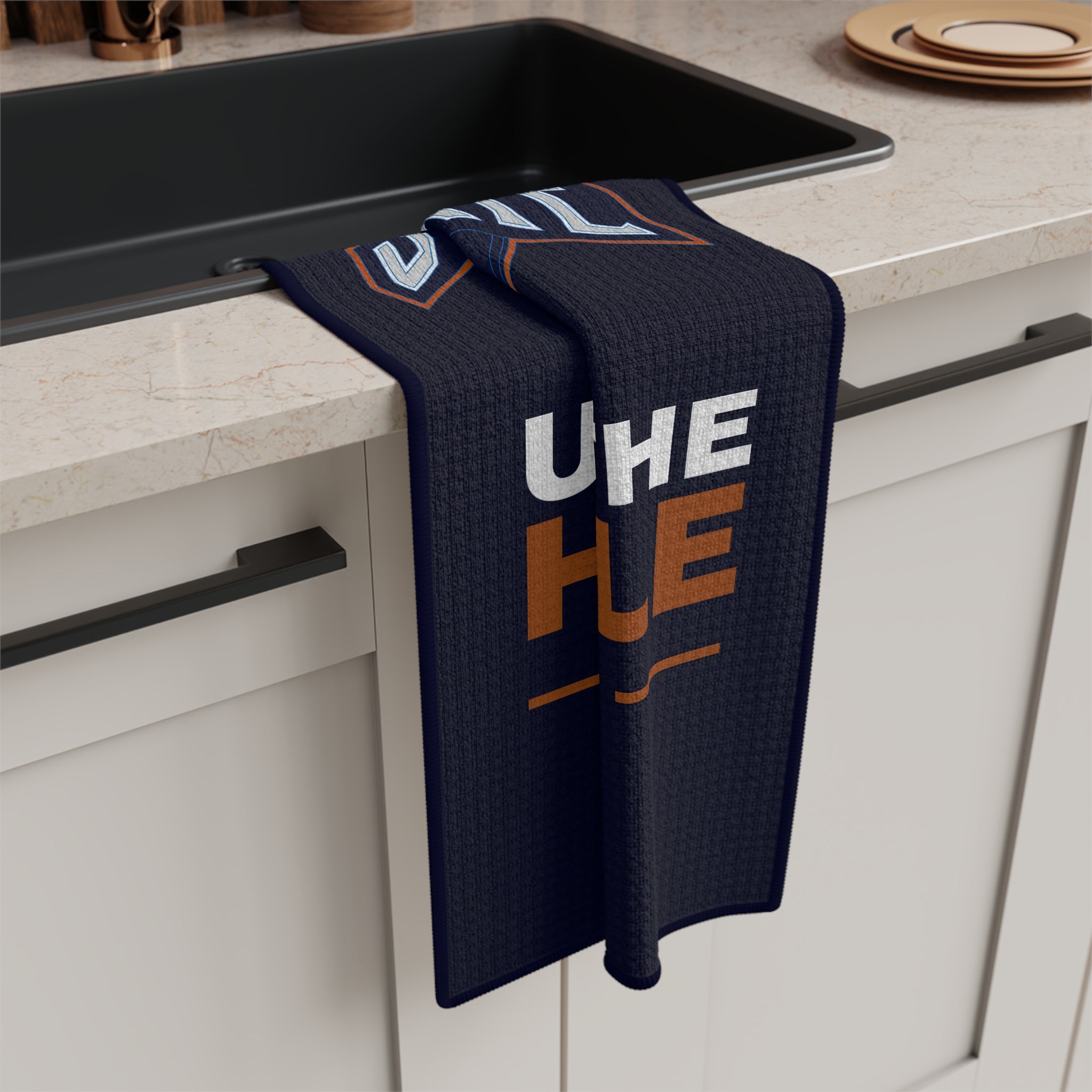 Texas Syndicate Microfiber Tea Towel - Unite the Hustle Kitchen Decor