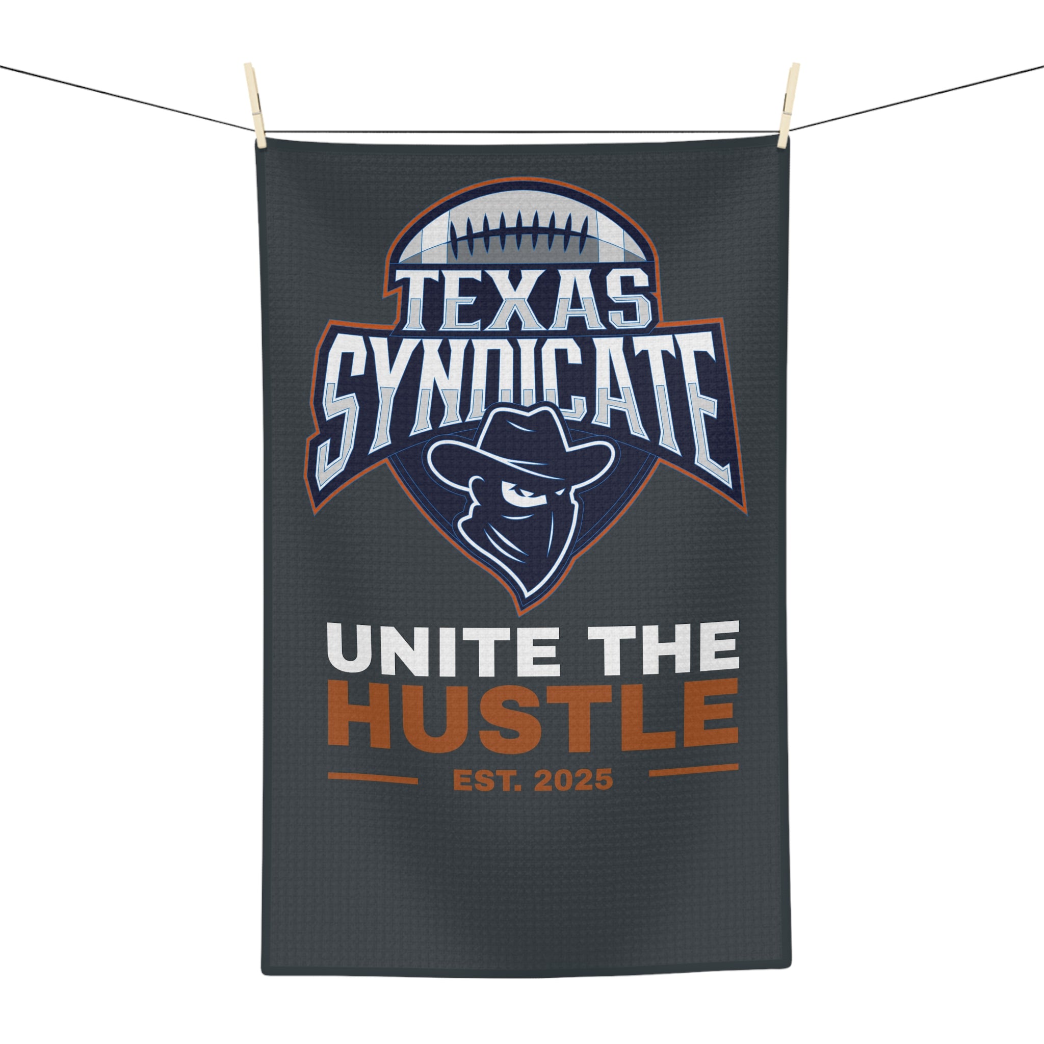 Texas Syndicate Microfiber Tea Towel - Unite the Hustle Design