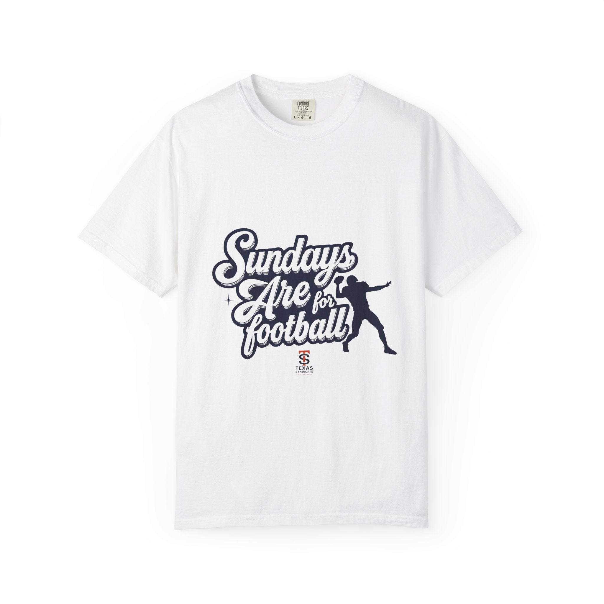 Football Sunday T-Shirt, Unisex Garment-Dyed Tee for Game Day, Casual Wear, Sports Fan Gift, Sunday Football Shirt