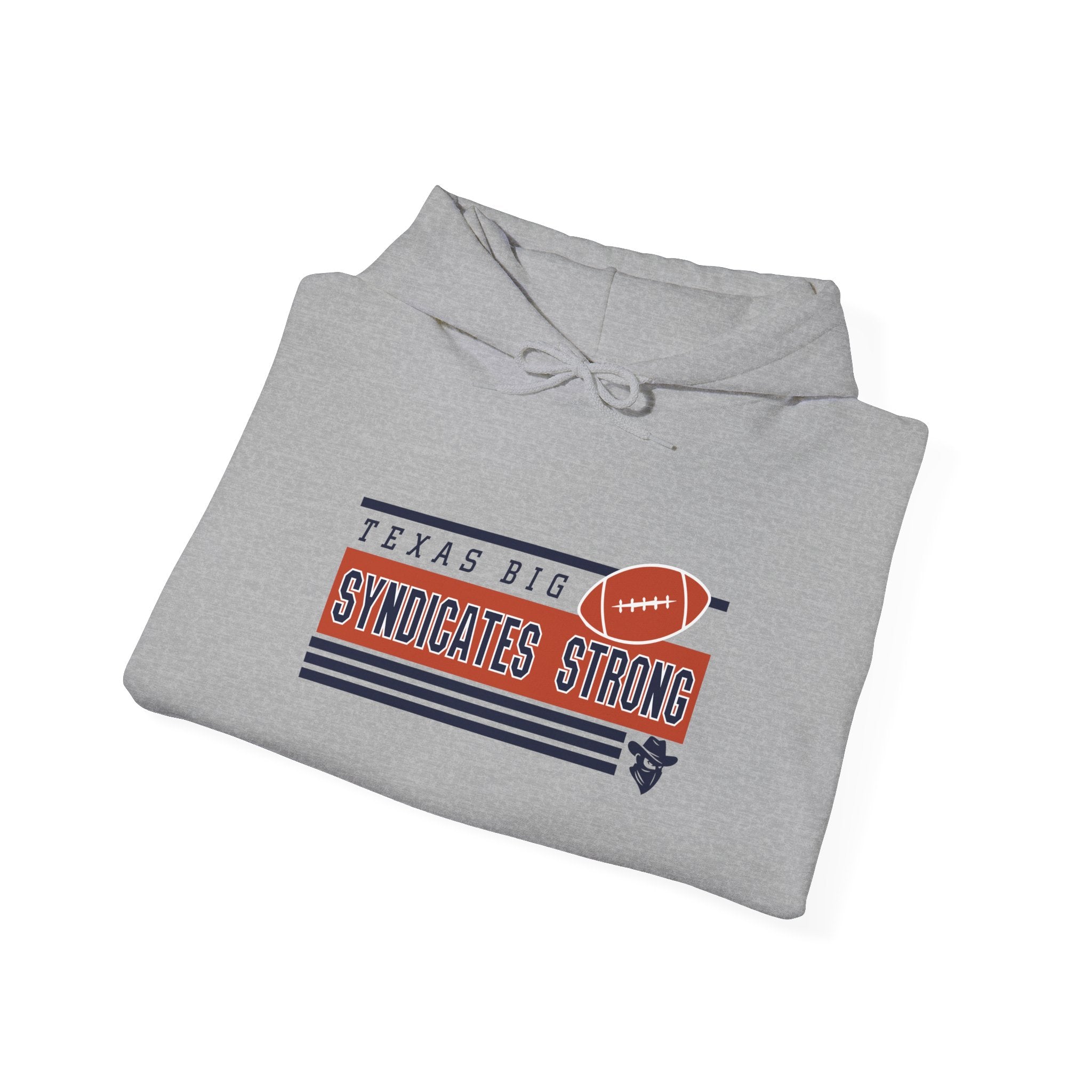 Texas Syndicate Strong Hoodie, Unisex Sports Sweatshirt, Cozy Apparel for Fans, Game Day Essential