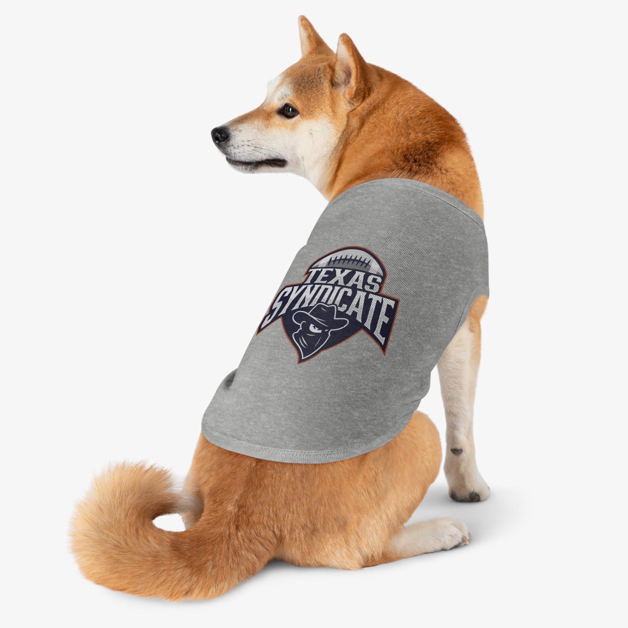 Texas Syndicate Pet Tank Top, Sporty Dog Apparel, Puppy Outfit, Pet Costume, Sports Pet Clothing