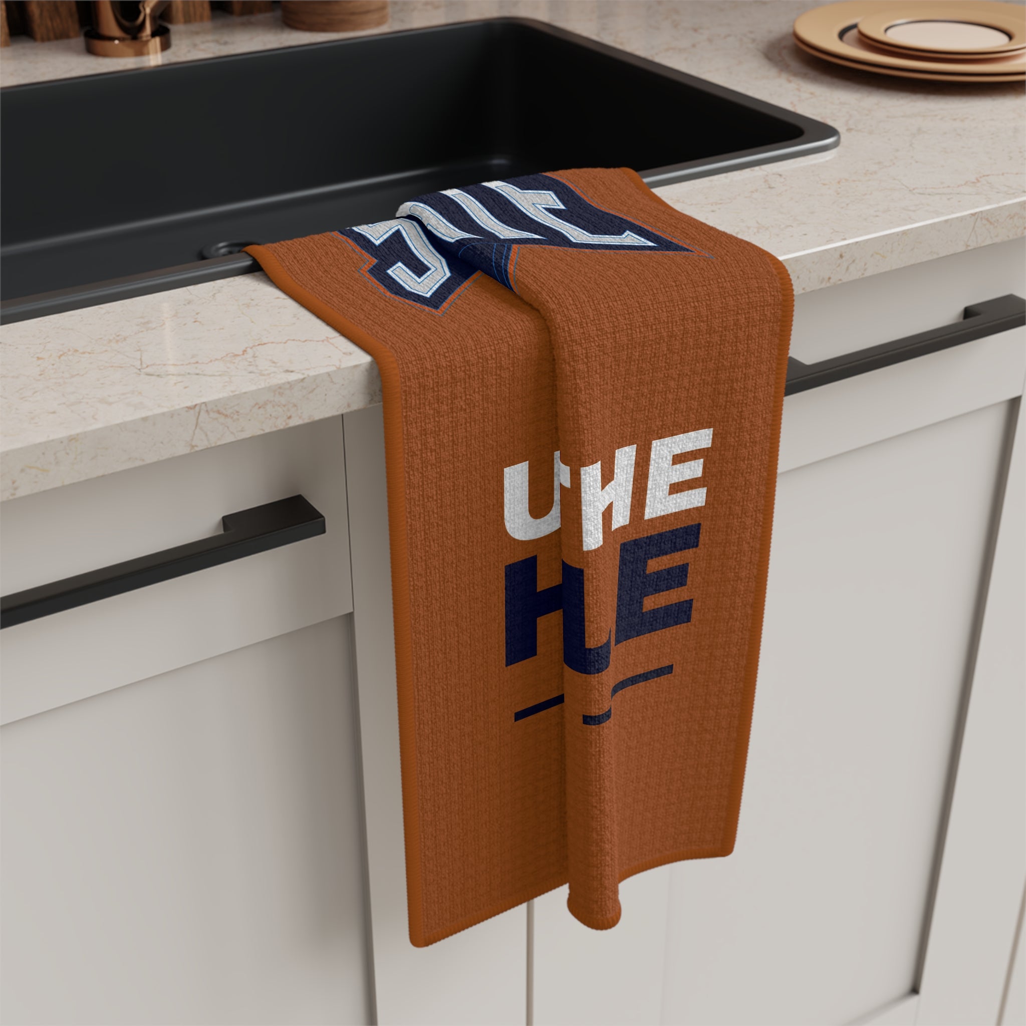 Texas Syndicate Tea Towel - Unite the Hustle Kitchen Decor
