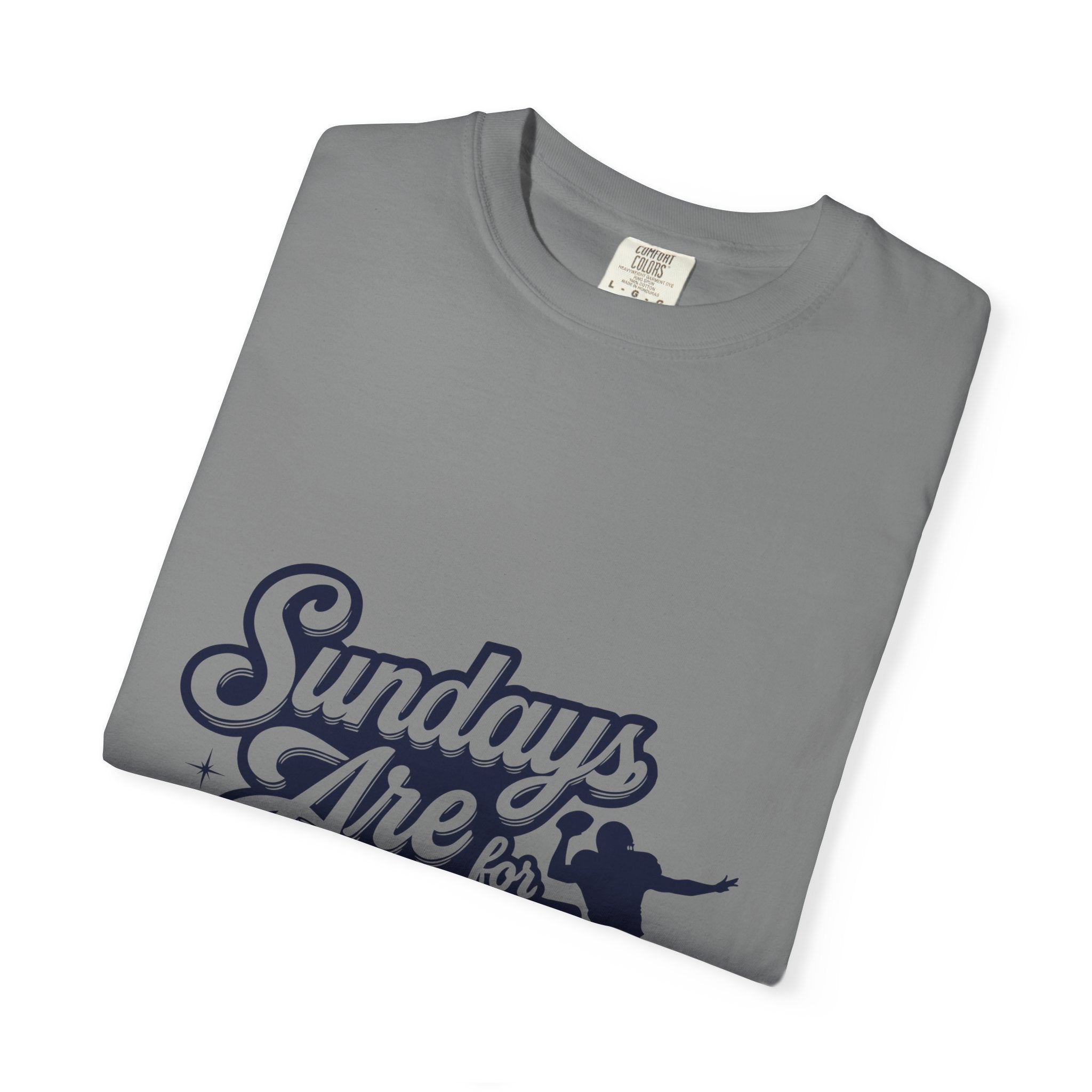 Football Sunday T-Shirt, Unisex Garment-Dyed Tee for Game Day, Casual Wear, Sports Fan Gift, Sunday Football Shirt