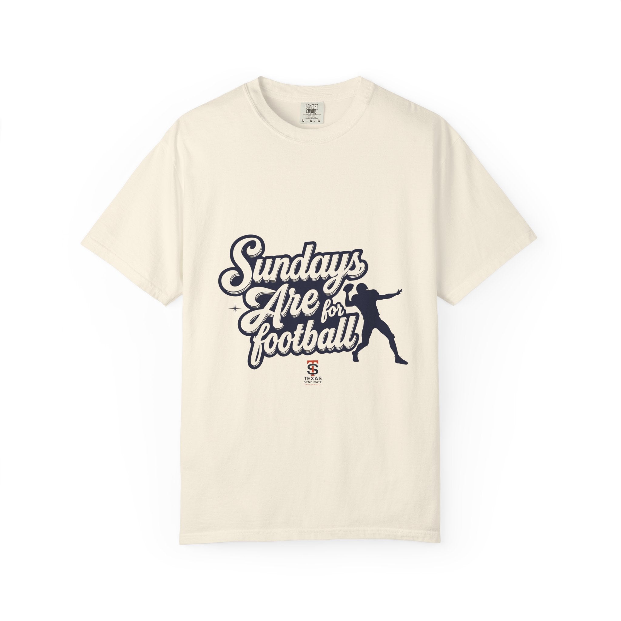 Football Sunday T-Shirt, Unisex Garment-Dyed Tee for Game Day, Casual Wear, Sports Fan Gift, Sunday Football Shirt