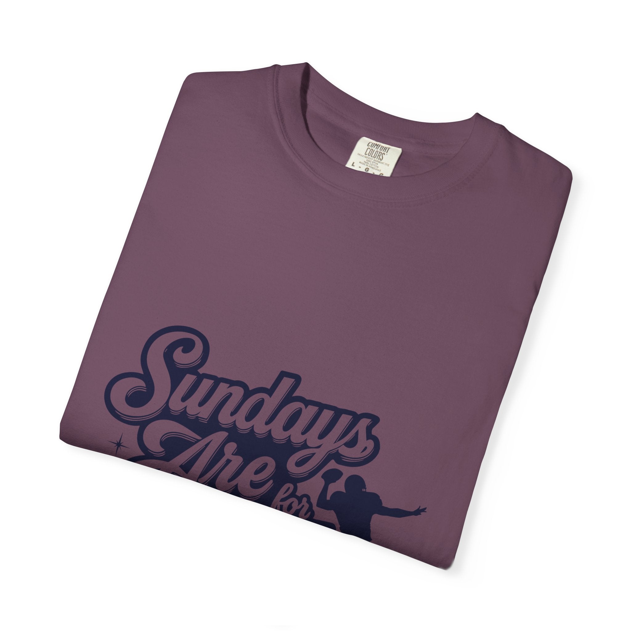 Football Sunday T-Shirt, Unisex Garment-Dyed Tee for Game Day, Casual Wear, Sports Fan Gift, Sunday Football Shirt