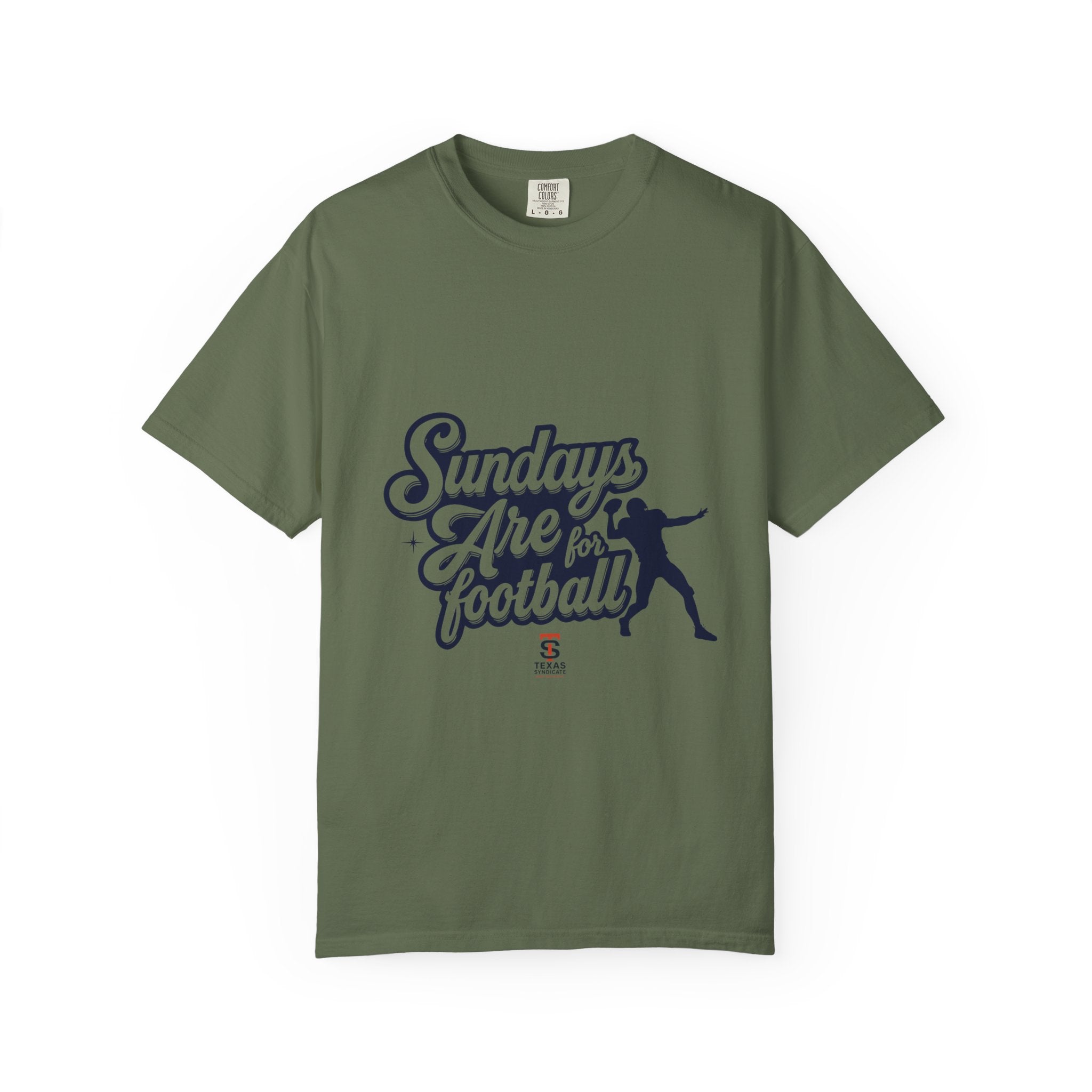 Football Sunday T-Shirt, Unisex Garment-Dyed Tee for Game Day, Casual Wear, Sports Fan Gift, Sunday Football Shirt