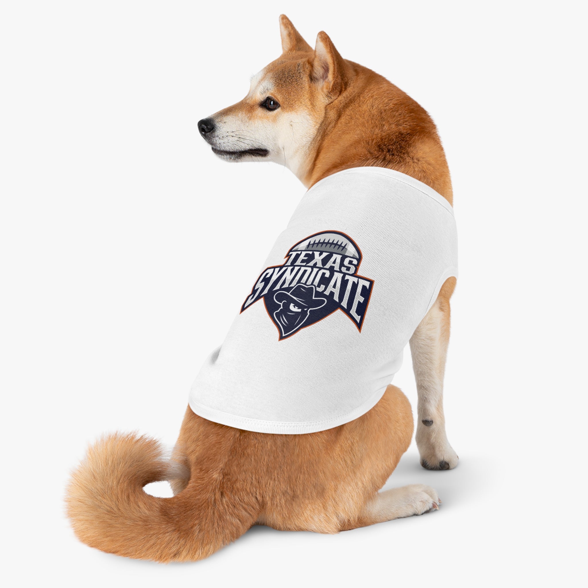 Texas Syndicate Pet Tank Top, Sporty Dog Apparel, Puppy Outfit, Pet Costume, Sports Pet Clothing