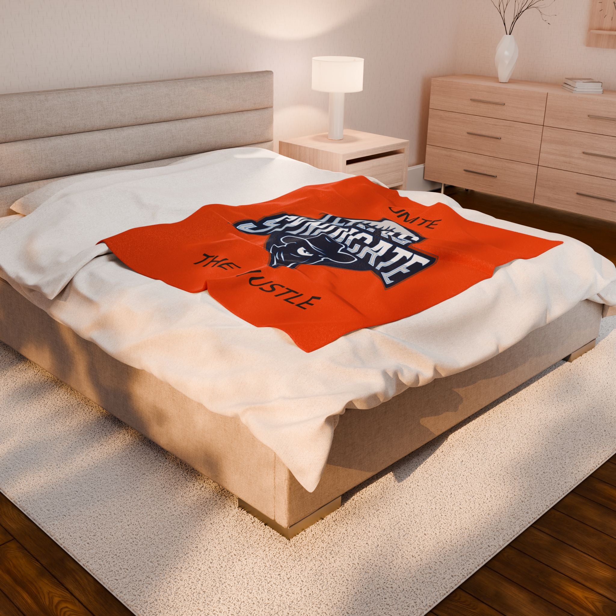 Texas Syndicate Velveteen Plush Blanket, Cozy Throw, Sports Fan Gift, Warm Blanket, Team Spirit Decor, Football Season Essentials
