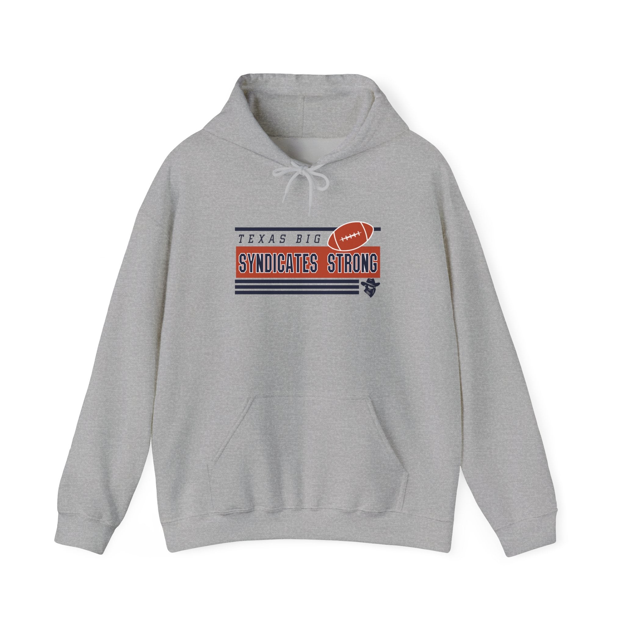 Texas Syndicate Strong Hoodie, Unisex Sports Sweatshirt, Cozy Apparel for Fans, Game Day Essential