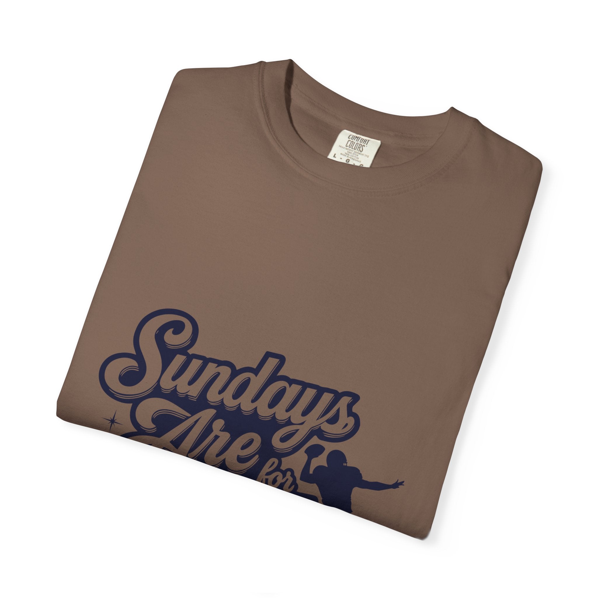 Football Sunday T-Shirt, Unisex Garment-Dyed Tee for Game Day, Casual Wear, Sports Fan Gift, Sunday Football Shirt