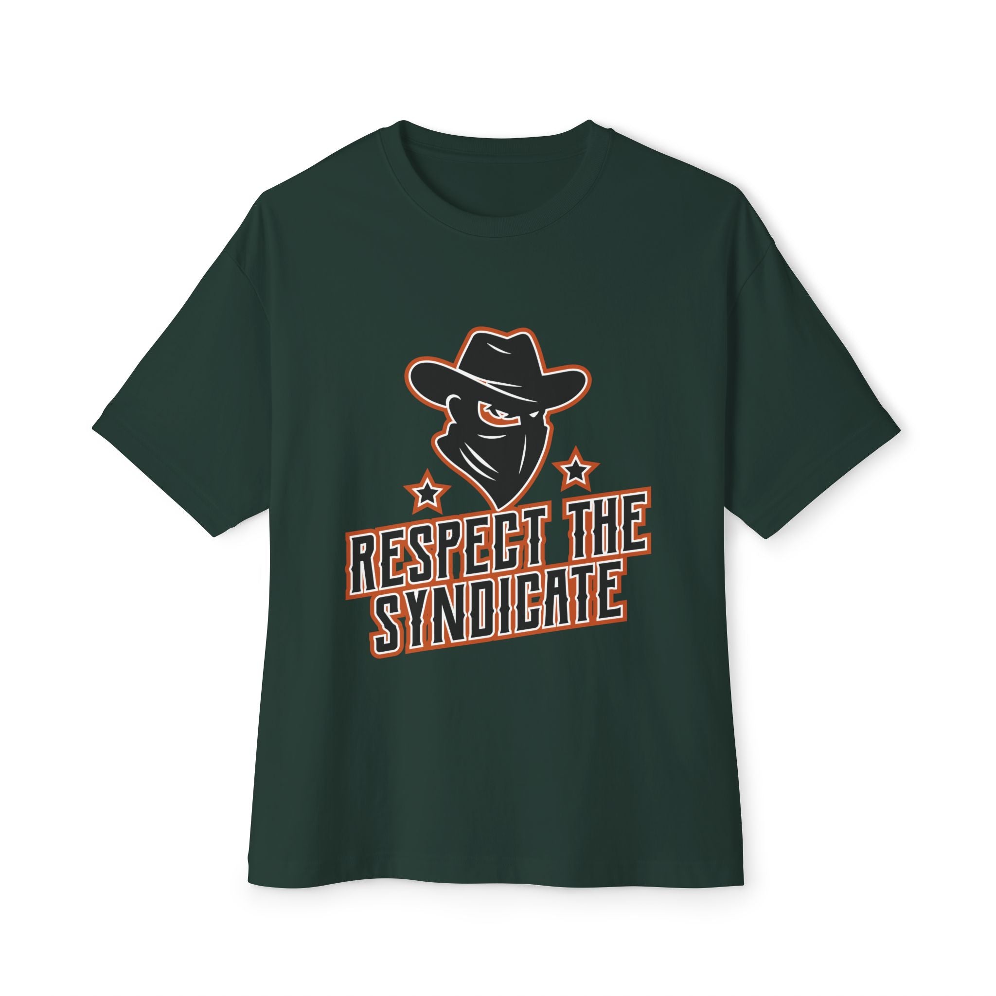 Unisex Oversized Graphic Tee, Respect The Syndicate Shirt, Casual Streetwear for Him and Her, Trendy Summer Essential