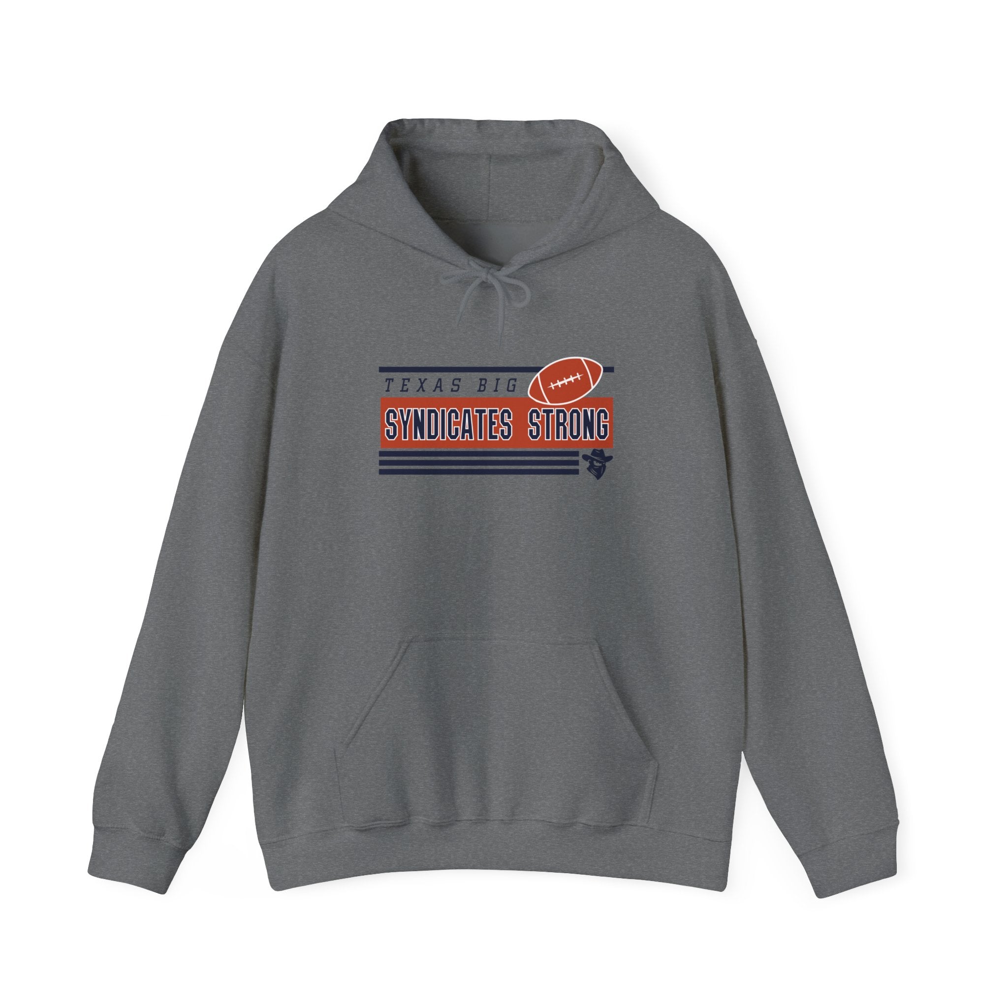 Texas Syndicate Strong Hoodie, Unisex Sports Sweatshirt, Cozy Apparel for Fans, Game Day Essential