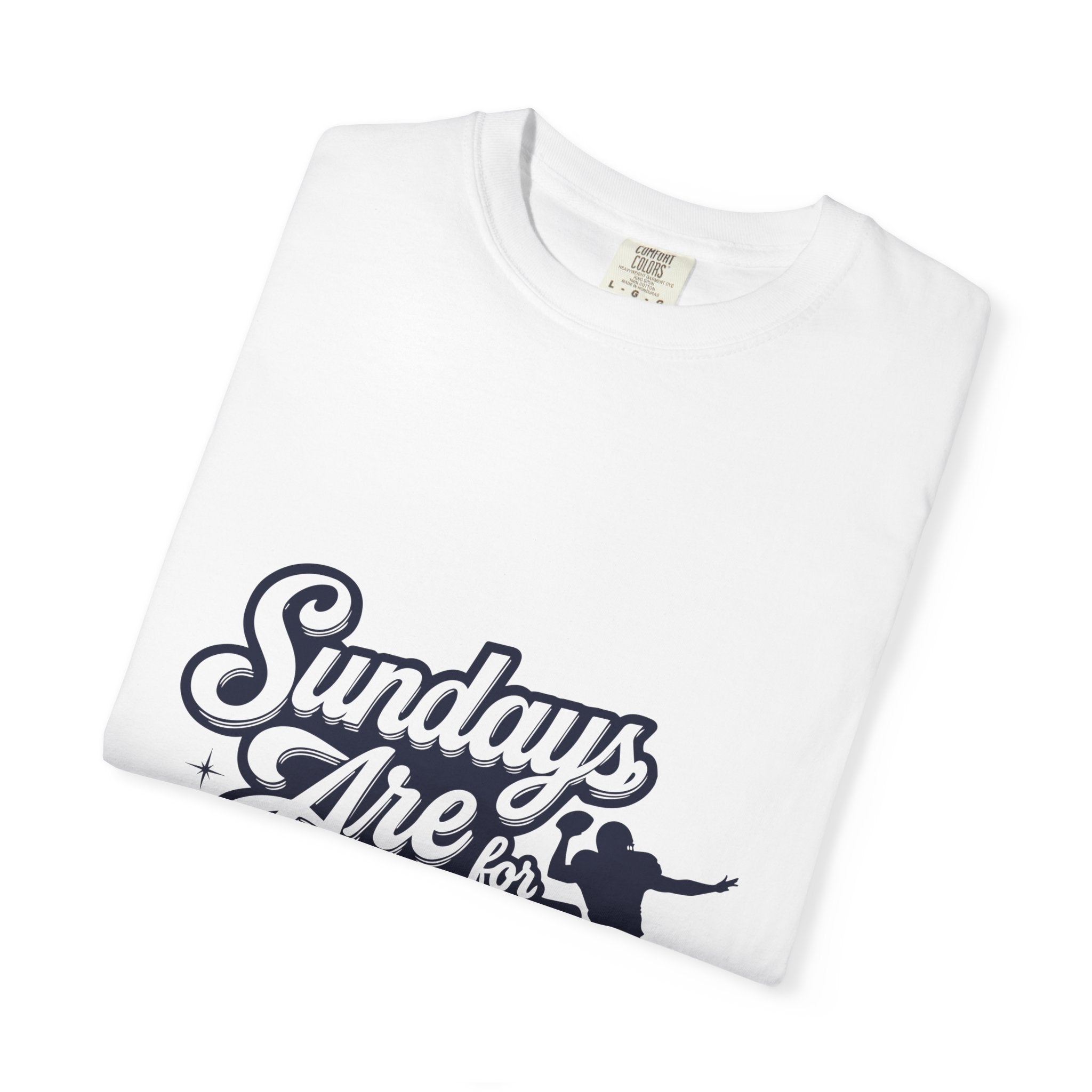Football Sunday T-Shirt, Unisex Garment-Dyed Tee for Game Day, Casual Wear, Sports Fan Gift, Sunday Football Shirt