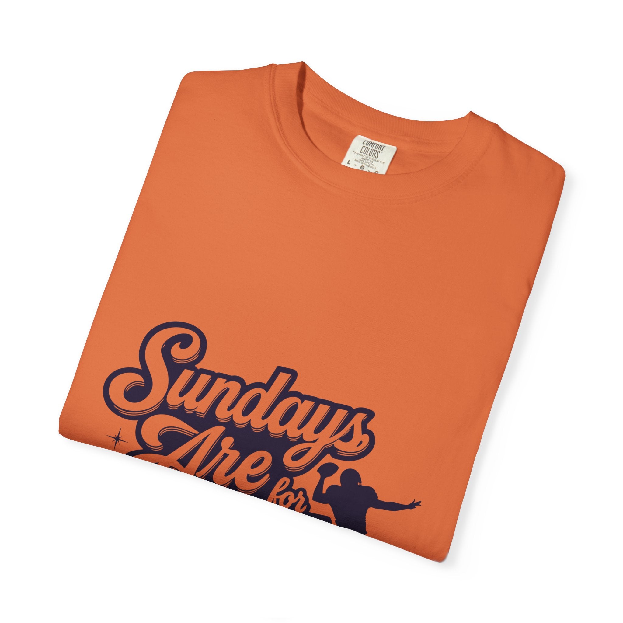 Football Sunday T-Shirt, Unisex Garment-Dyed Tee for Game Day, Casual Wear, Sports Fan Gift, Sunday Football Shirt