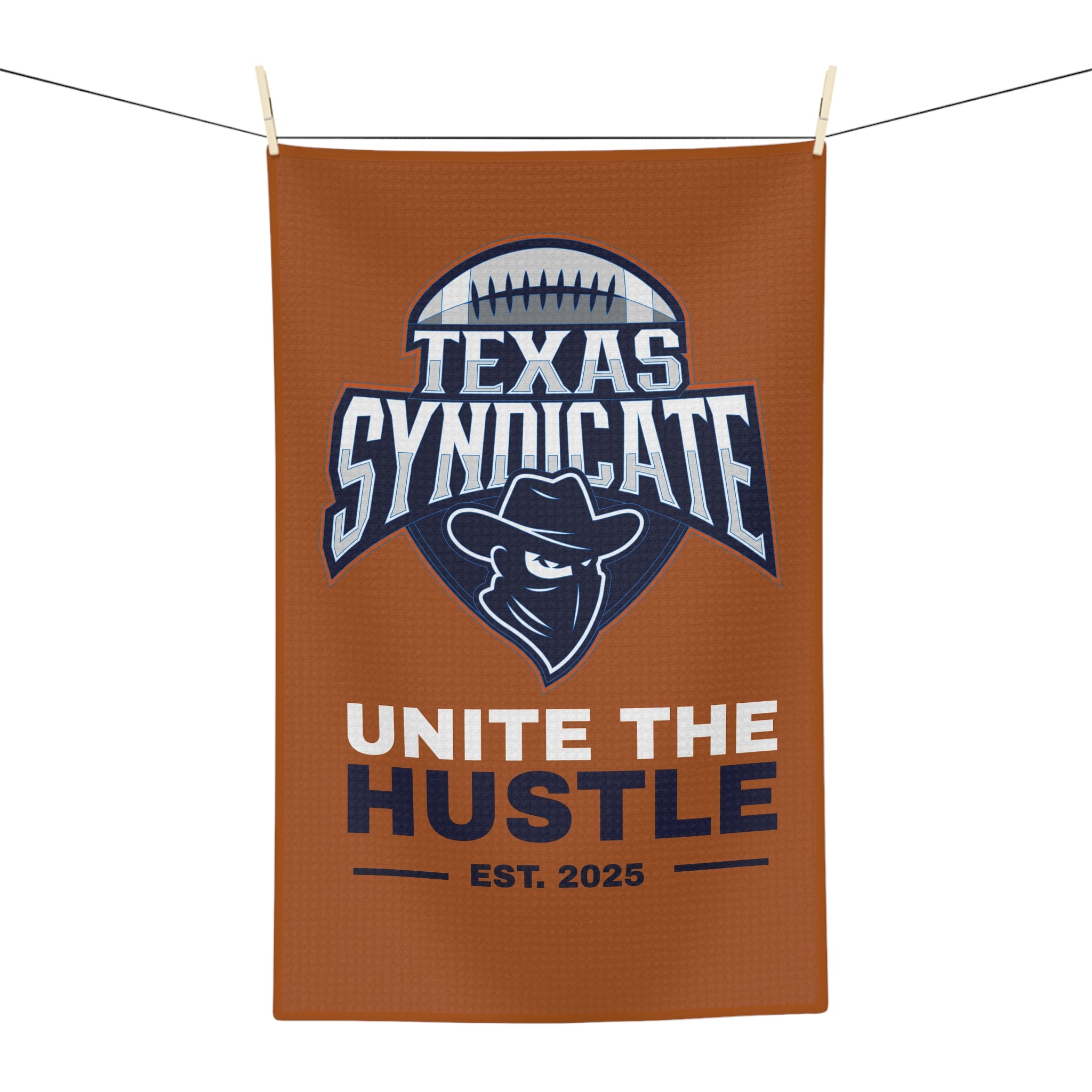 Texas Syndicate Tea Towel - Unite the Hustle Kitchen Decor