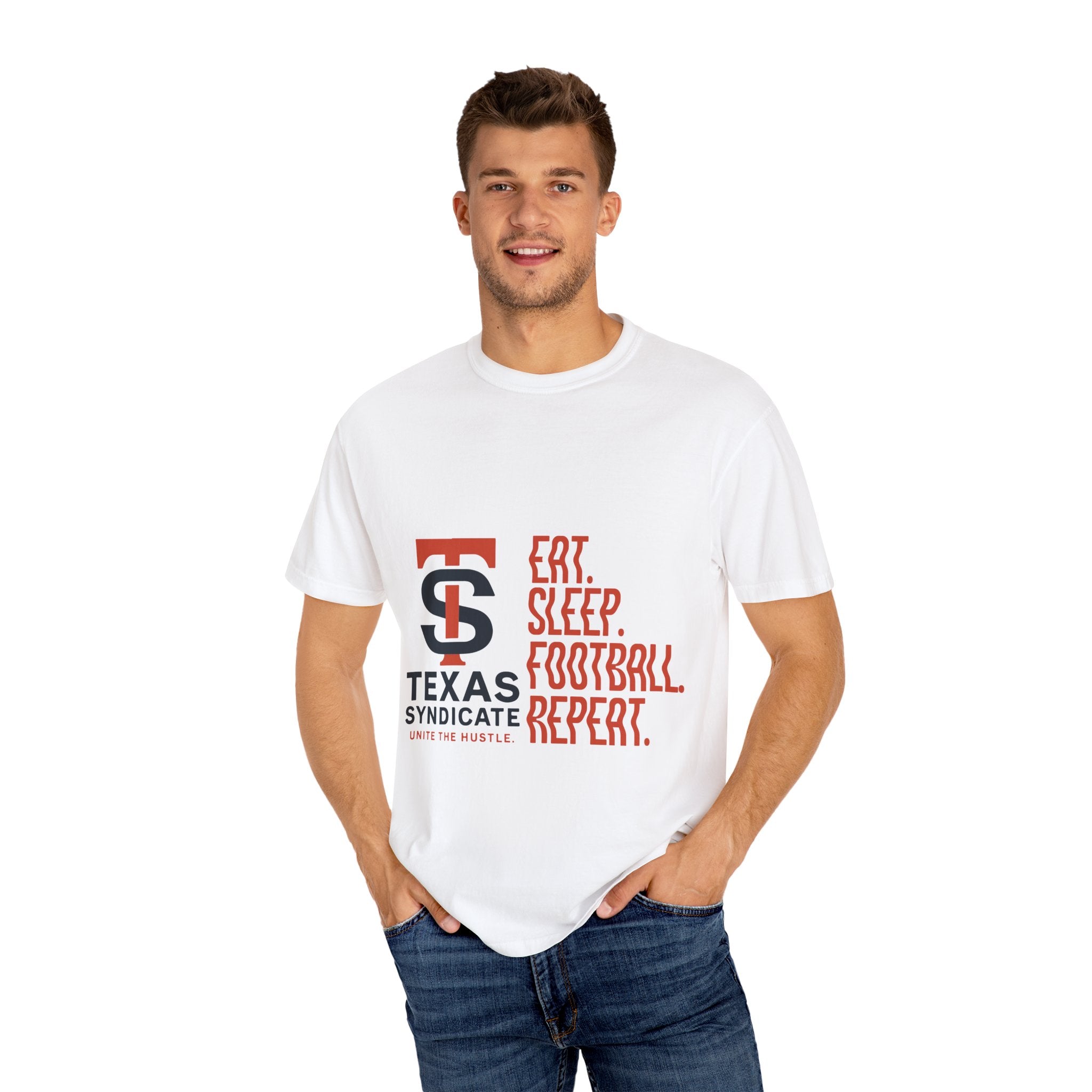 Texas Syndicate Football T-Shirt, Unisex Game Day Tee, Casual Sportswear, Gift for Fans