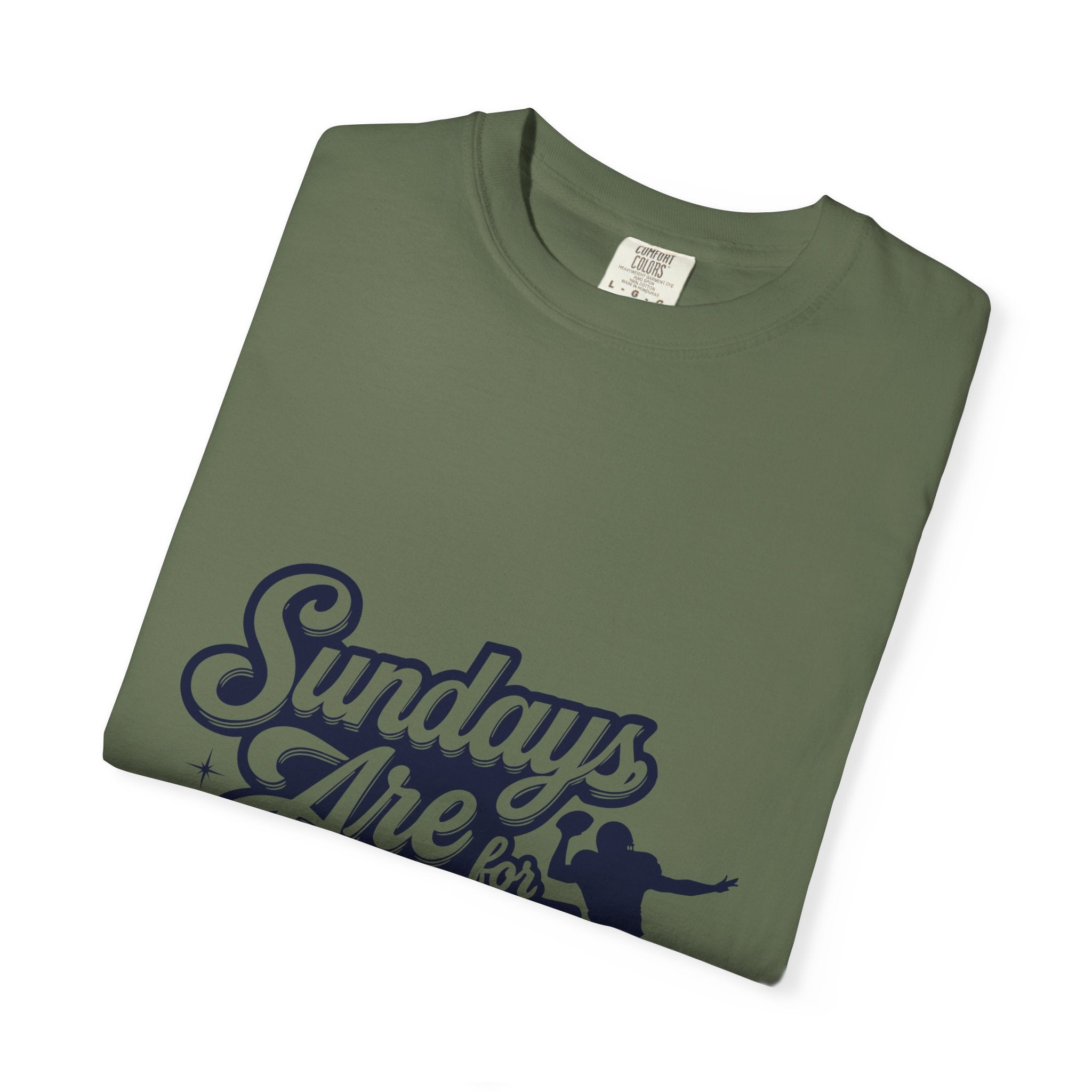 Football Sunday T-Shirt, Unisex Garment-Dyed Tee for Game Day, Casual Wear, Sports Fan Gift, Sunday Football Shirt