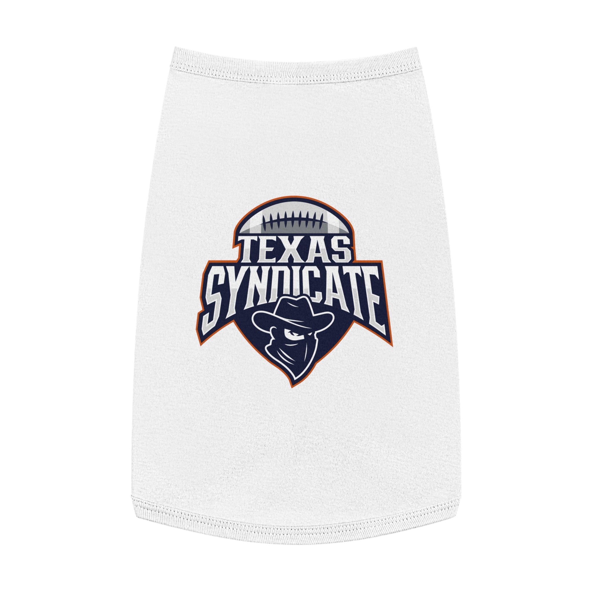 Texas Syndicate Pet Tank Top, Sporty Dog Apparel, Puppy Outfit, Pet Costume, Sports Pet Clothing