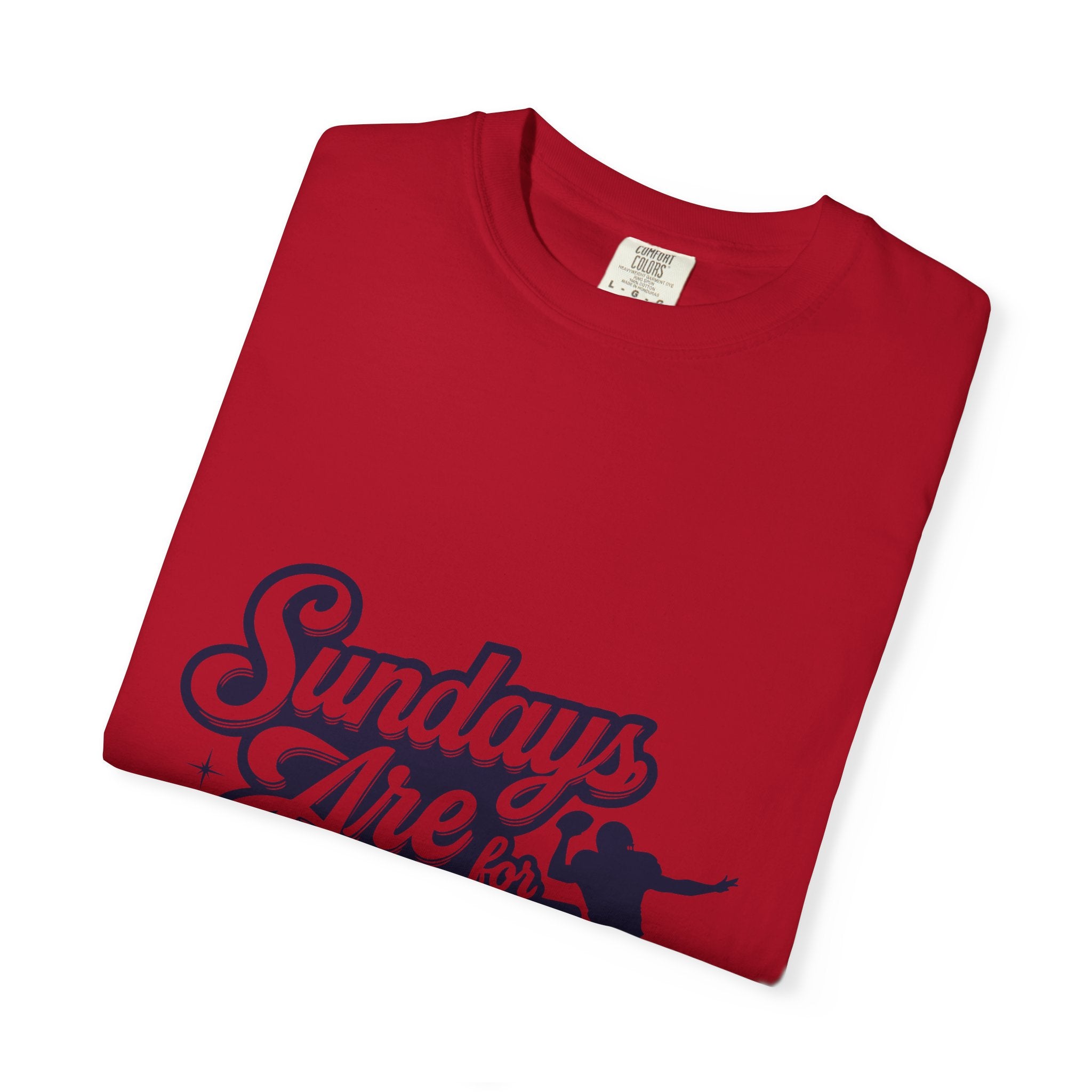 Football Sunday T-Shirt, Unisex Garment-Dyed Tee for Game Day, Casual Wear, Sports Fan Gift, Sunday Football Shirt