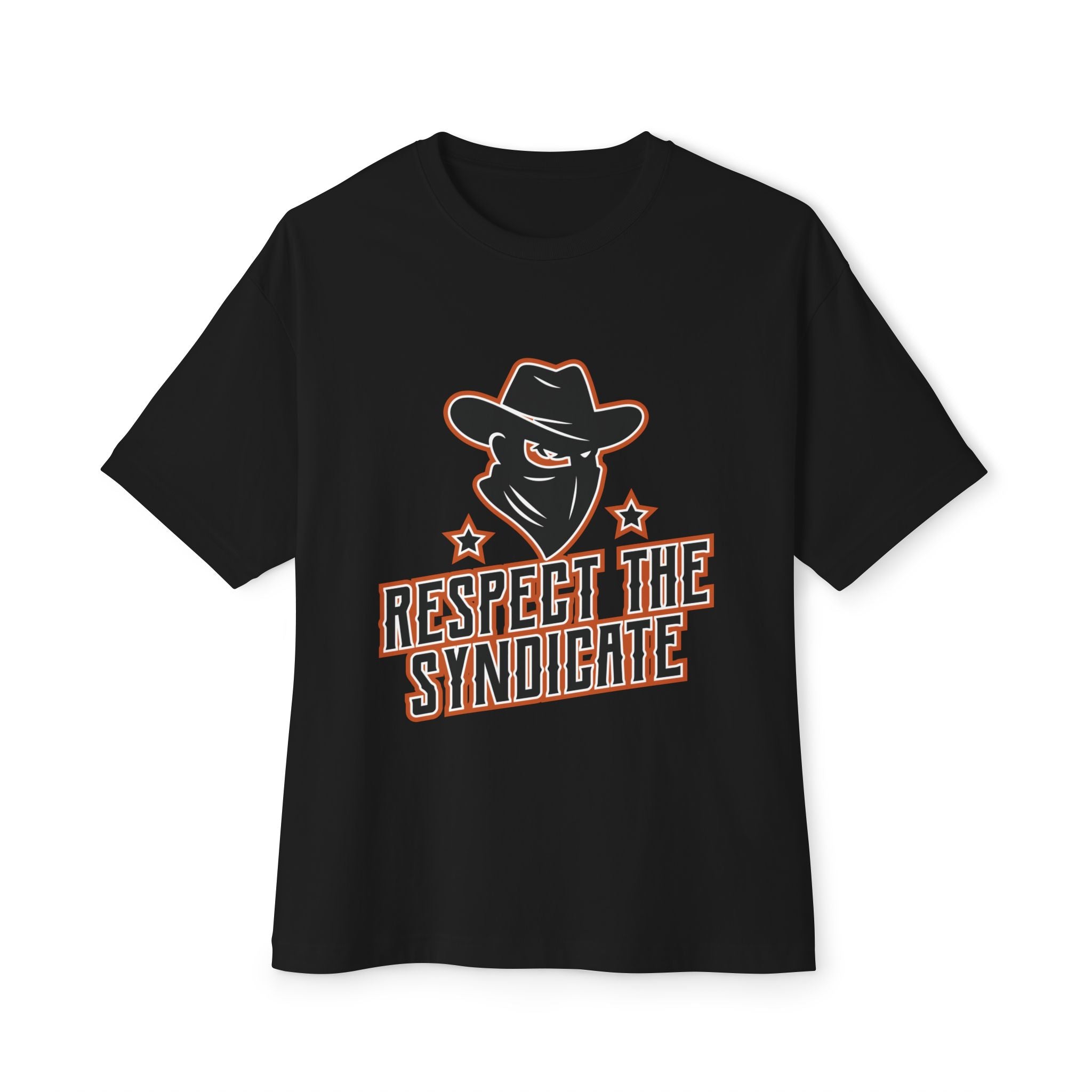 Unisex Oversized Graphic Tee, Respect The Syndicate Shirt, Casual Streetwear for Him and Her, Trendy Summer Essential