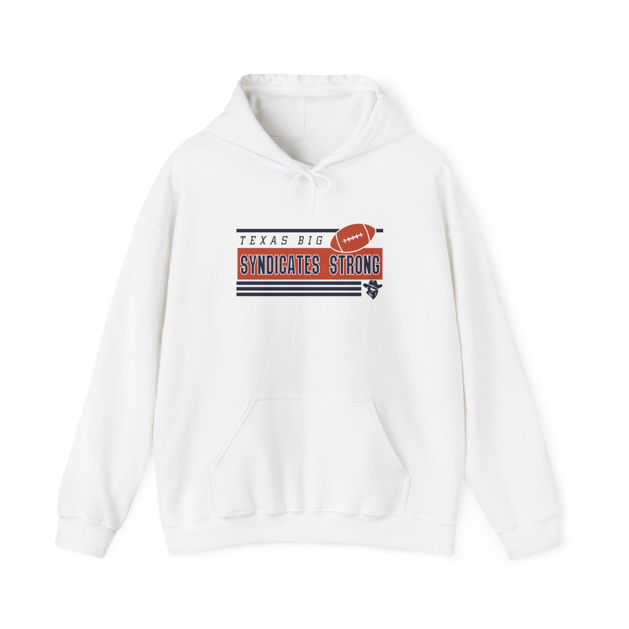 Texas Syndicate Strong Hoodie, Unisex Sports Sweatshirt, Cozy Apparel for Fans, Game Day Essential