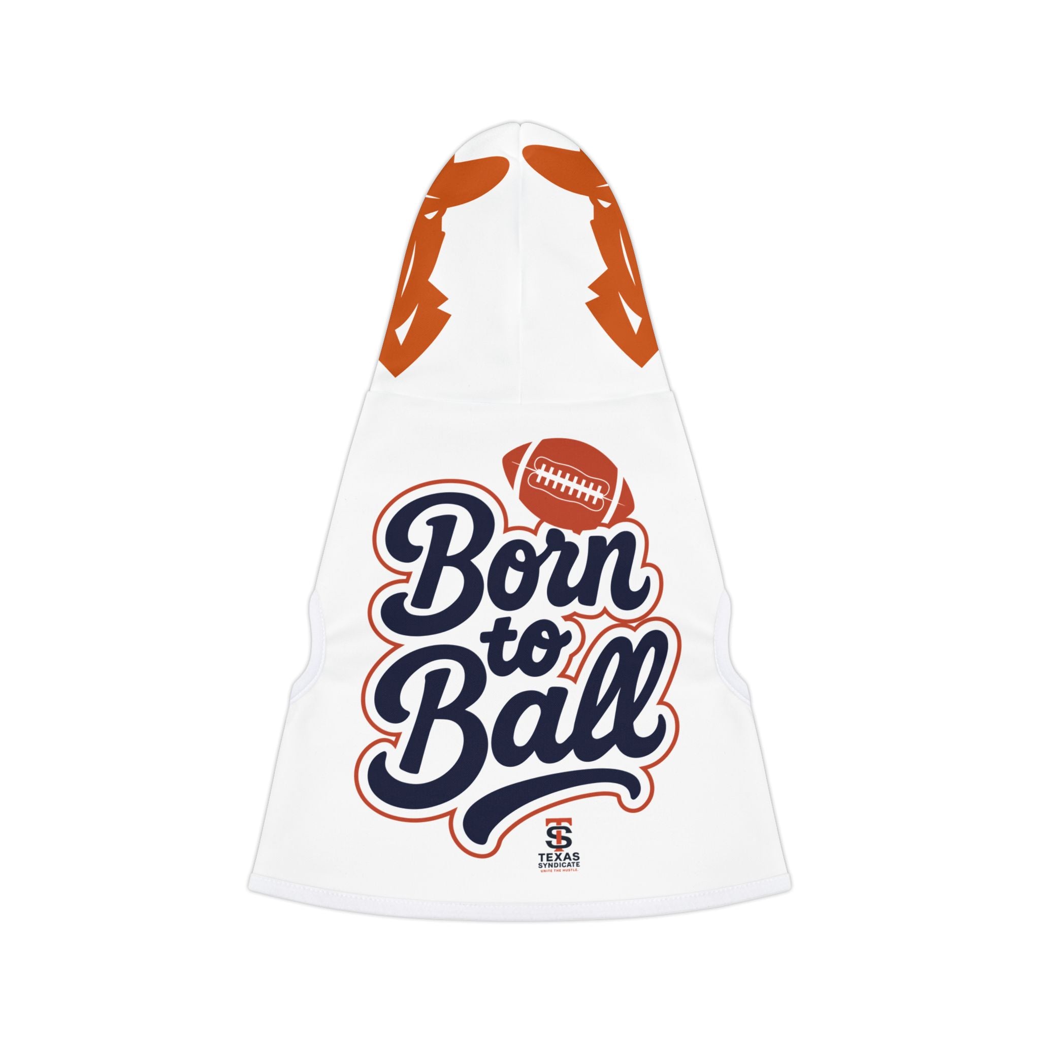 Stylish Pet Hoodie | Born to Ball Design | Trendy Apparel for Dogs | Sports Gift for Pet Lovers | Cozy Dog Hoodie | Fun Dog Wear