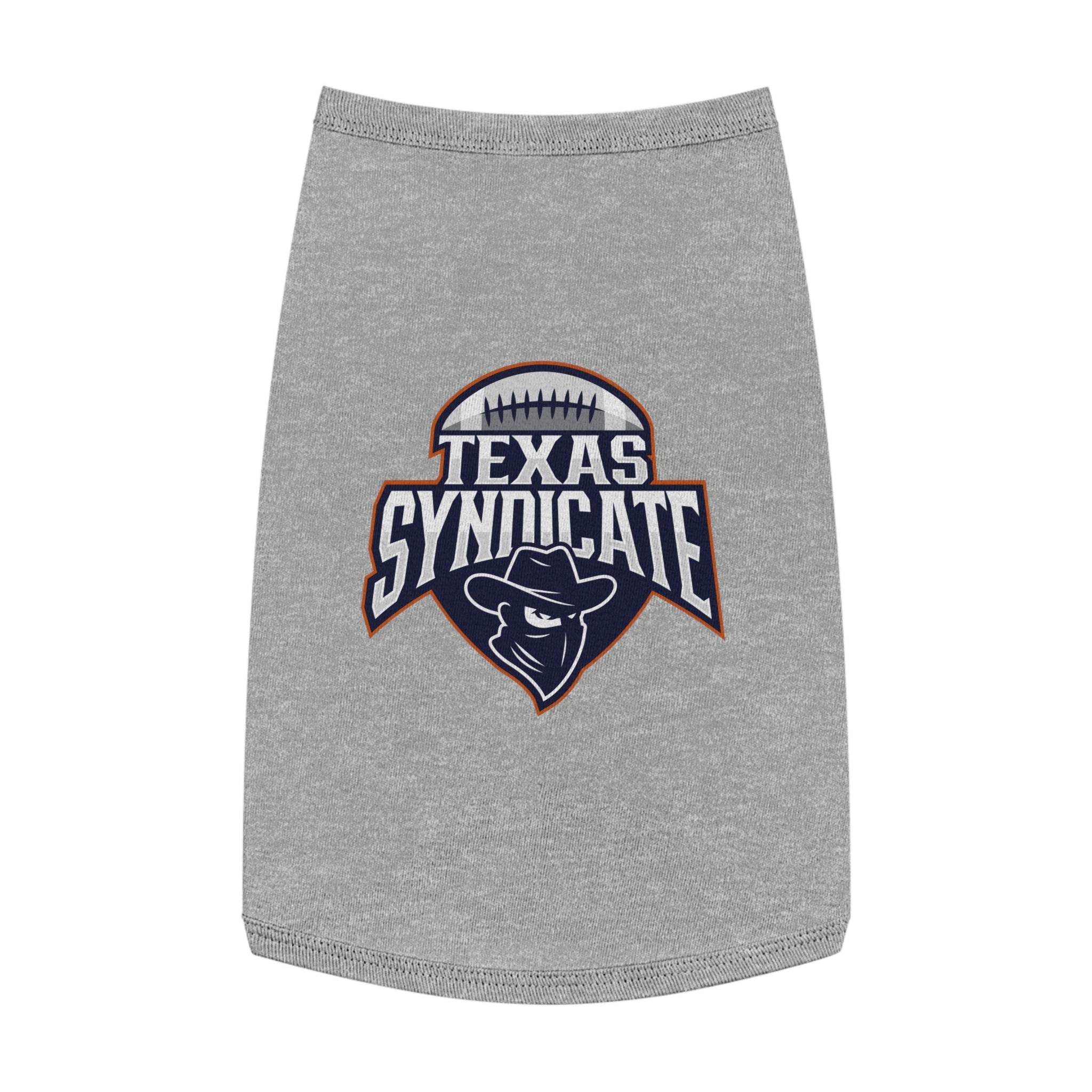 Texas Syndicate Pet Tank Top, Sporty Dog Apparel, Puppy Outfit, Pet Costume, Sports Pet Clothing